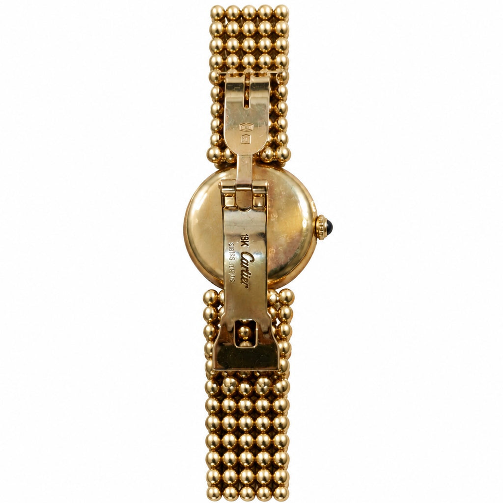 Cartier Colisée Ref. 1980 Beaded Bracelet Watch