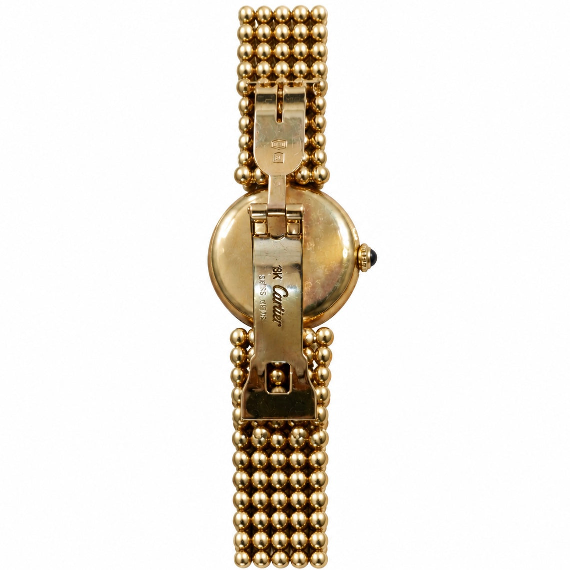 Cartier Colisée Ref. 1980 Beaded Bracelet Watch