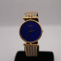 Van Cleef & Arpels 18K Gold Lapis Lazuli Watch with Piaget Movement