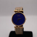 Van Cleef & Arpels 18K Gold Lapis Lazuli Watch with Piaget Movement