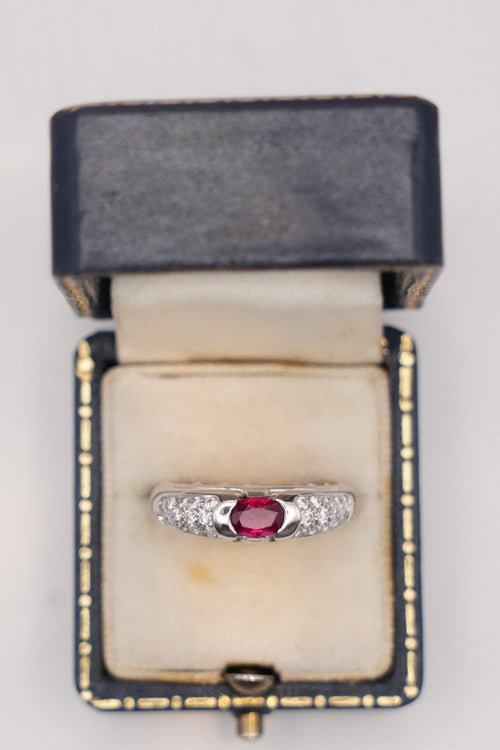 Bvlgari Ruby & Diamond Ring