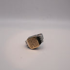 Asprey Vintage Ring Watch in Stainless Steel, Manual Winding, Circa 1940s