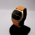 Jaeger-LeCoultre Automatic 18ct Yellow Gold Onyx Dial Watch, Ref. 5000 21, circa 1970s