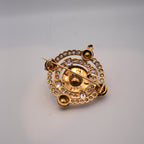 Victorian Natural Pearl & Diamond Brooch, Circa 1880