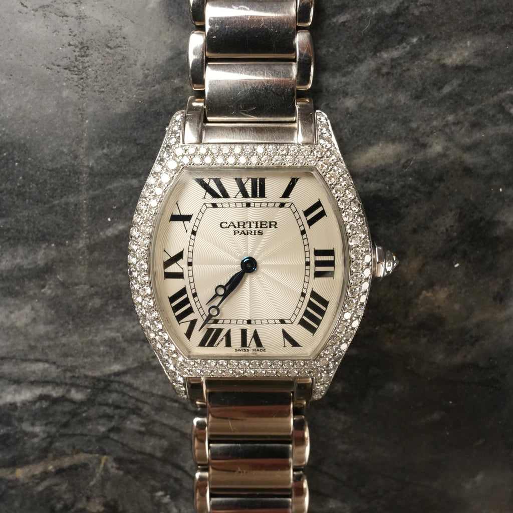 Cartier Tortue Diamond-Set White Gold