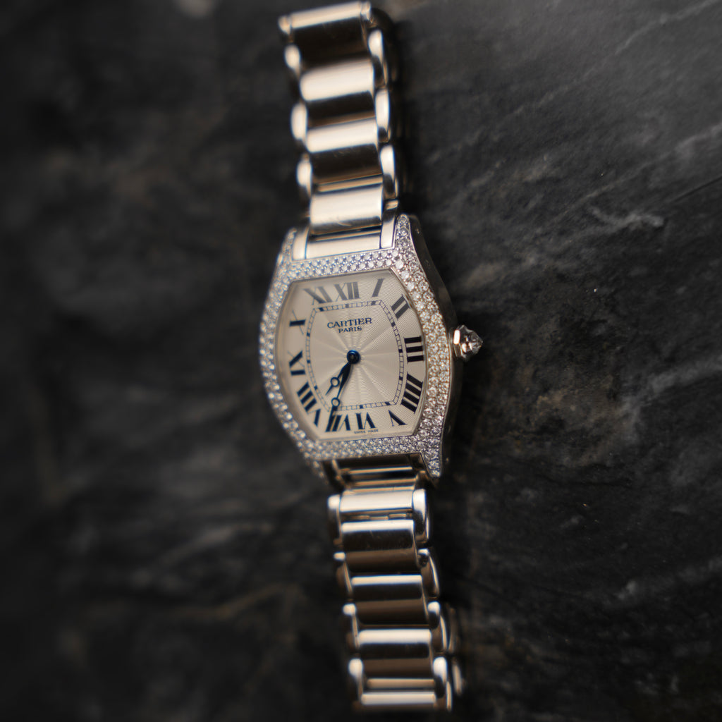 Cartier Tortue Diamond-Set White Gold
