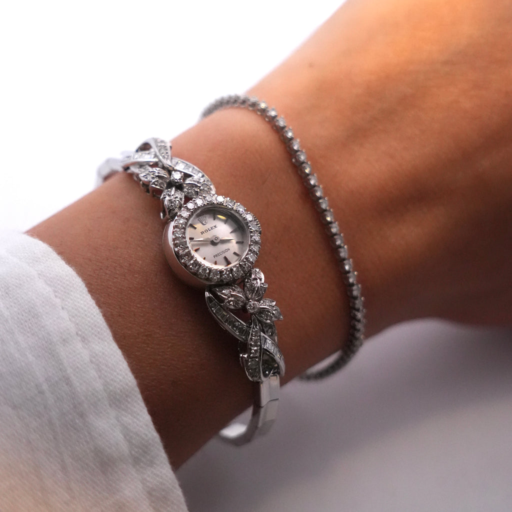 Vintage Rolex Diamond Cocktail Watch