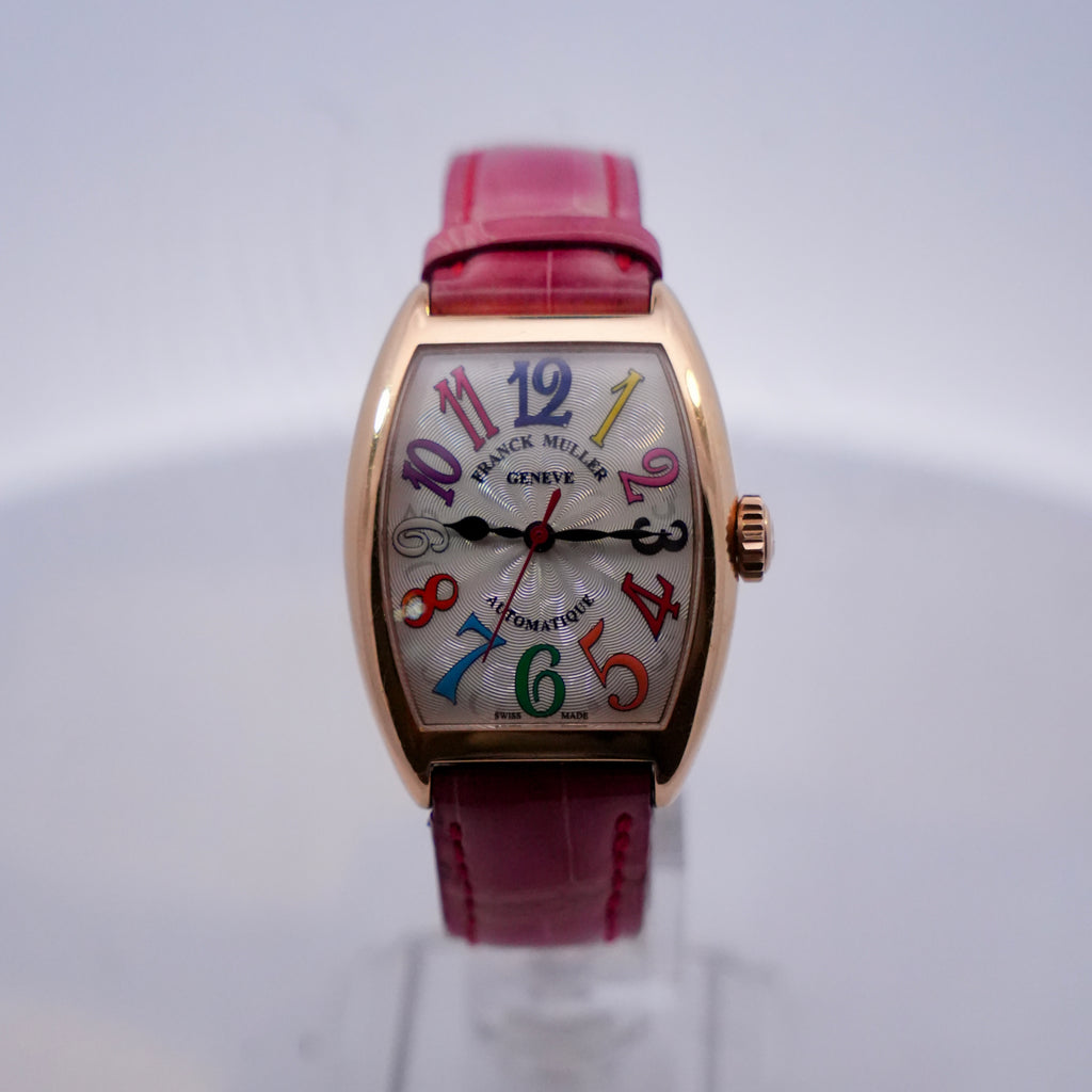 Franck Muller Cintrée Curvex Color Dreams Rose Gold Watch
