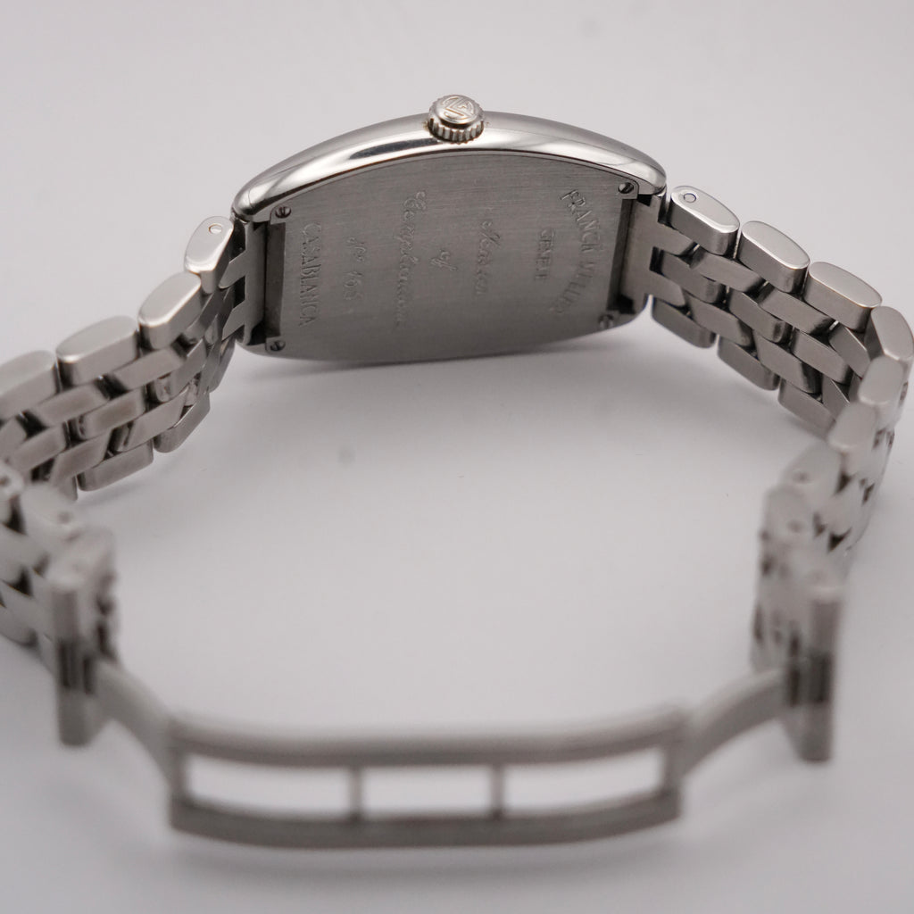 Franck Muller Casablanca Salmon Dial Stainless Steel Watch, No. 1603