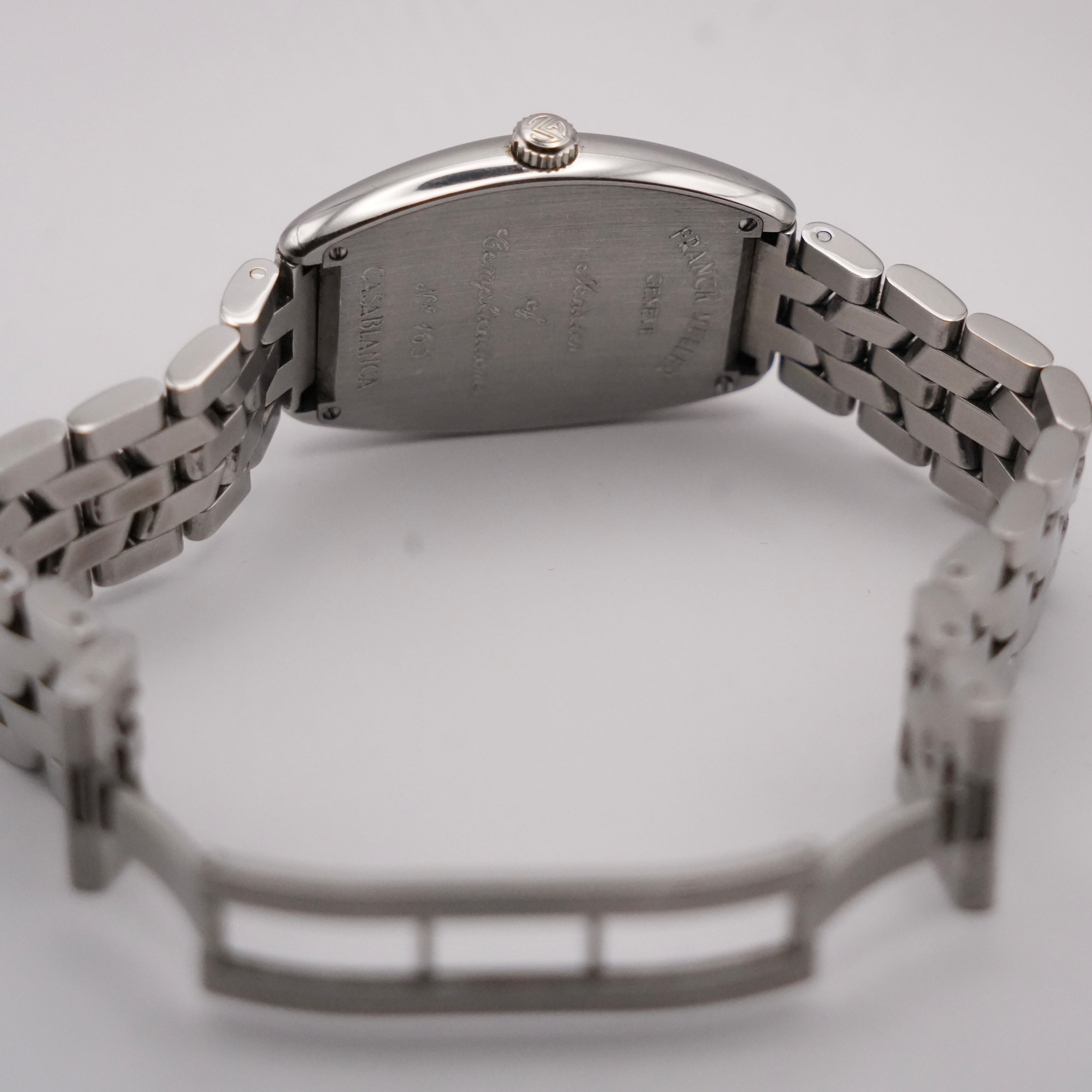 Franck Muller Casablanca Salmon Dial Stainless Steel Watch, No. 1603