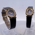 Piaget 18k Gold Onyx Octagonal Watch, Circa 1970s