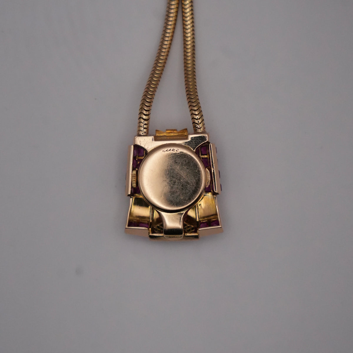 Vintage Rolex Ruby & Diamond Cocktail Watch