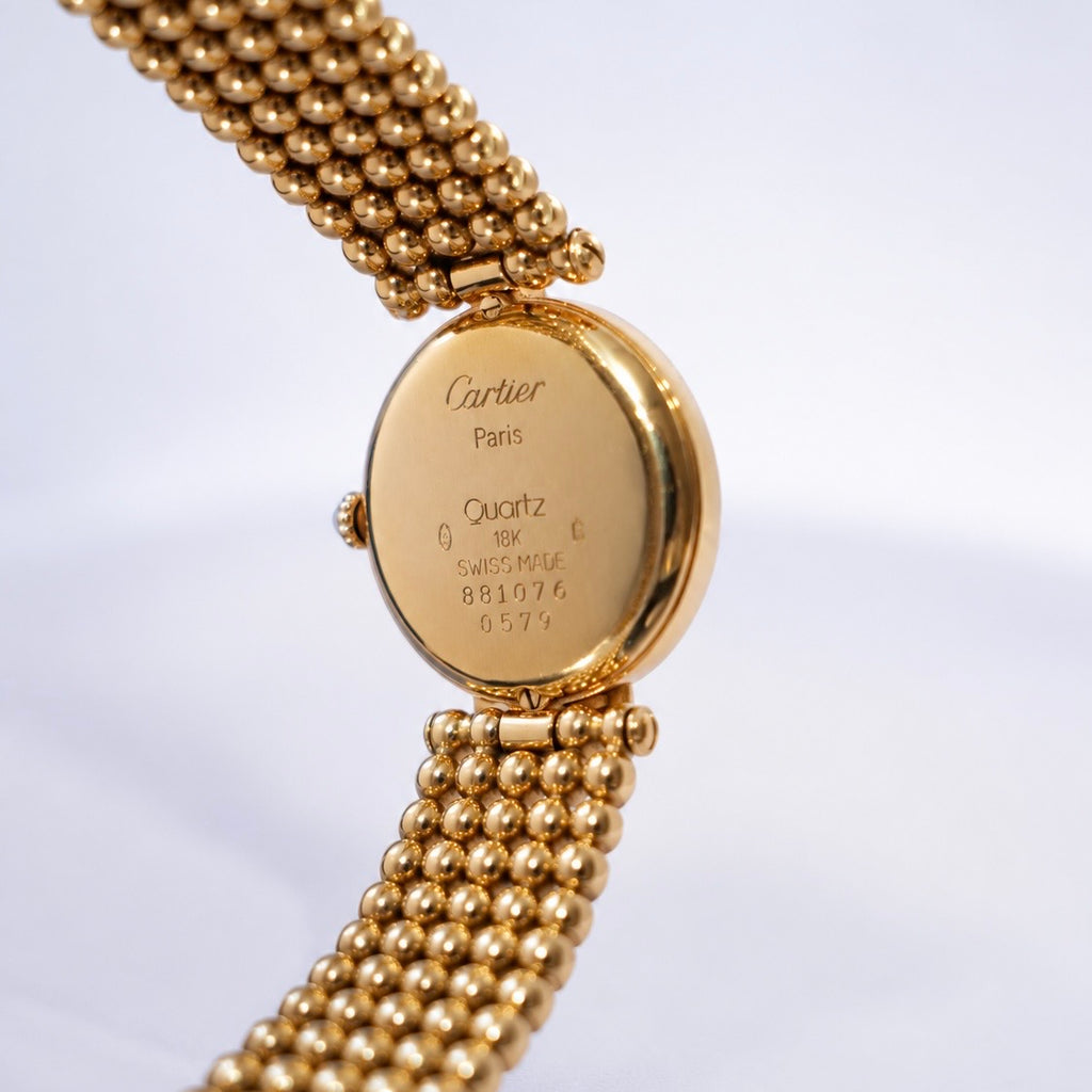 Cartier Colisée Ref. 1980 Beaded Bracelet Watch