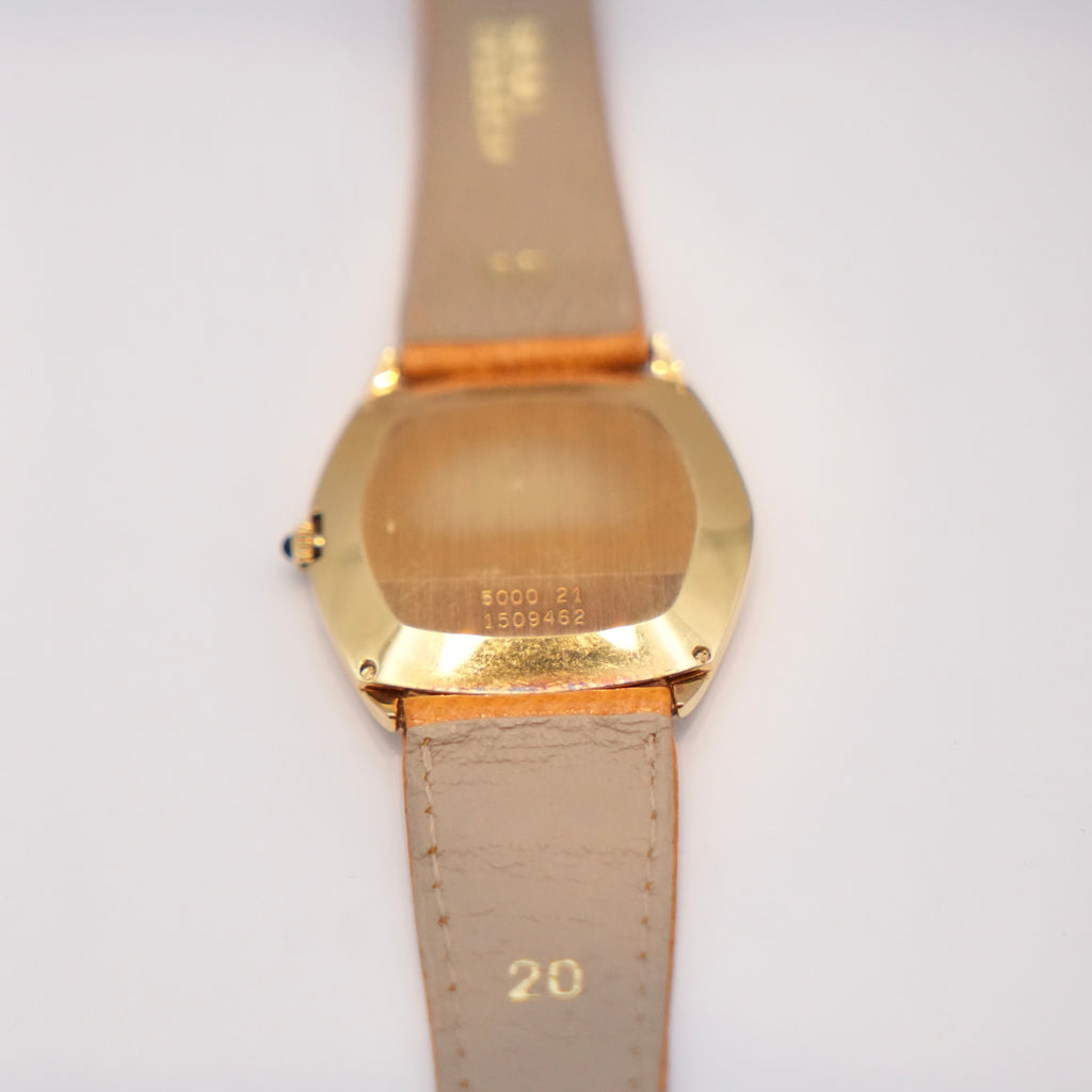Jaeger-LeCoultre Automatic 18ct Yellow Gold Onyx Dial Watch, Ref. 5000 21, circa 1970s
