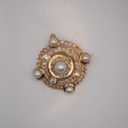 Victorian Natural Pearl & Diamond Brooch, Circa 1880