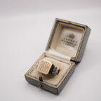 Asprey Vintage Ring Watch in Stainless Steel, Manual Winding, Circa 1940s