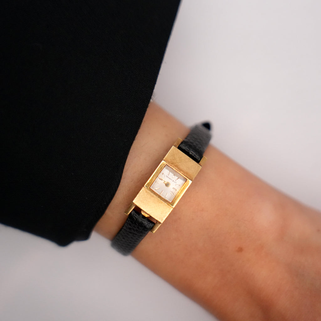 Tiffany & Co. “Petite Baguette” 14K Gold Watch, Circa 1950s