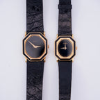 Piaget 18k Gold Onyx Octagonal Watch, Circa 1970s