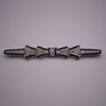 Art Deco Diamond & Sapphire Bow Brooch