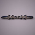 Art Deco Diamond & Sapphire Bow Brooch