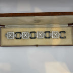 An Art Deco Diamond & Sapphire Bracelet