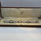 An Art Deco Diamond & Sapphire Bracelet