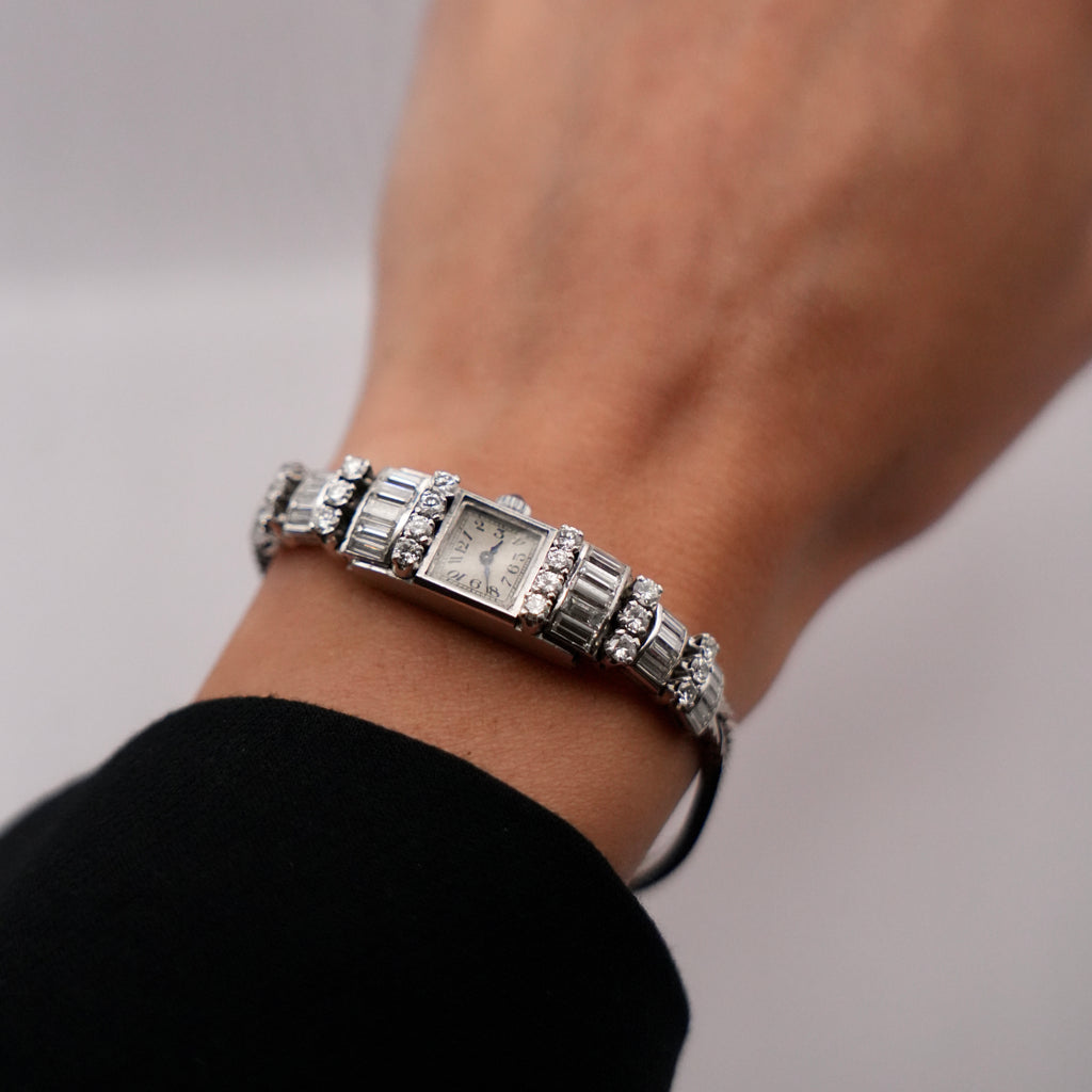 Art Deco Vacheron Constantin Diamond Ladies’ Cocktail Watch, Circa 1930s