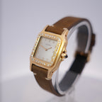 Cartier Santos Automatic Diamond-Set Watch