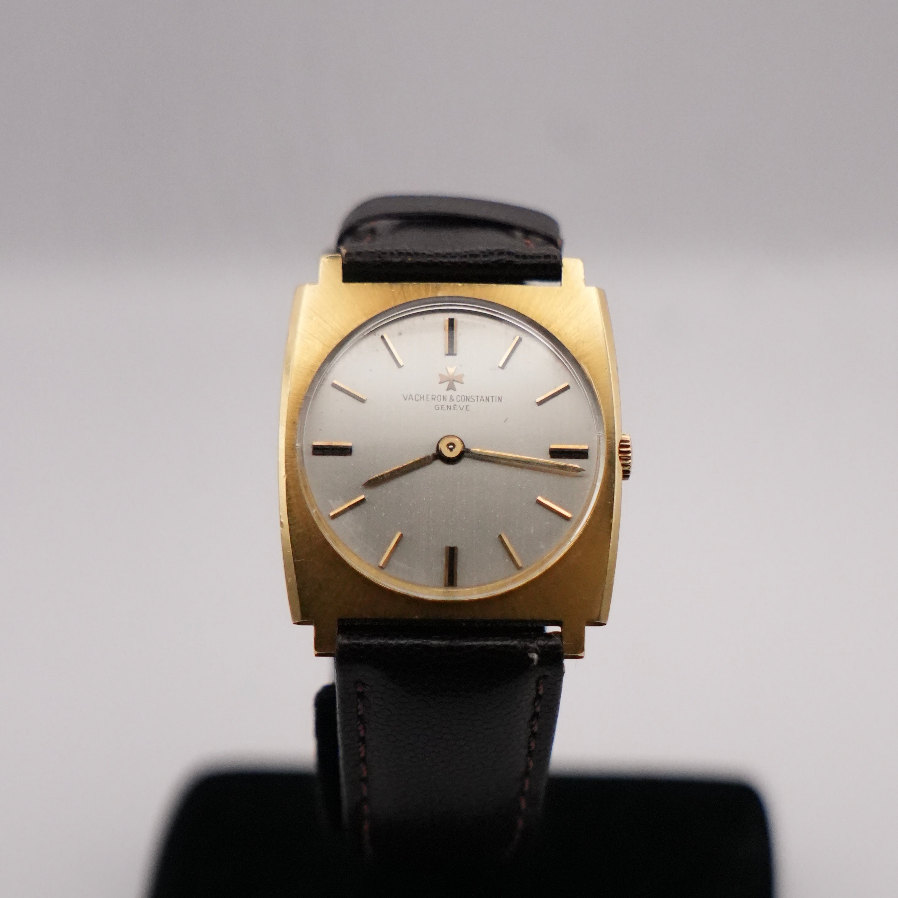 Vintage Vacheron Constantin 18K Yellow Gold Tonneau Watch