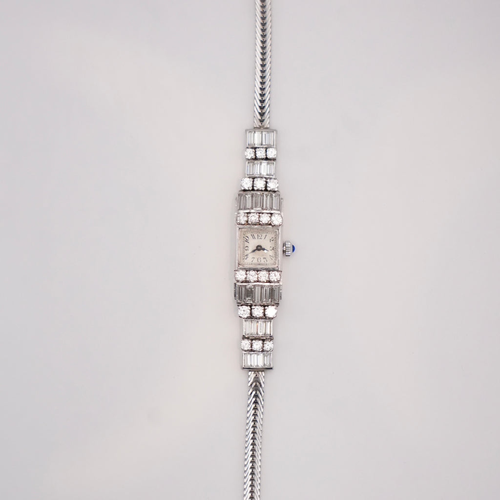 Art Deco Vacheron Constantin Diamond Ladies’ Cocktail Watch, Circa 1930s