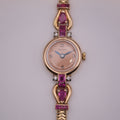 Cartier Ruby & Diamond Ladies Bracelet Watch