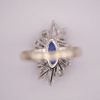 Ceylon Sapphire & Diamond Ring