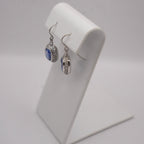 Ceylon Sapphire & Diamond Drop Earrings