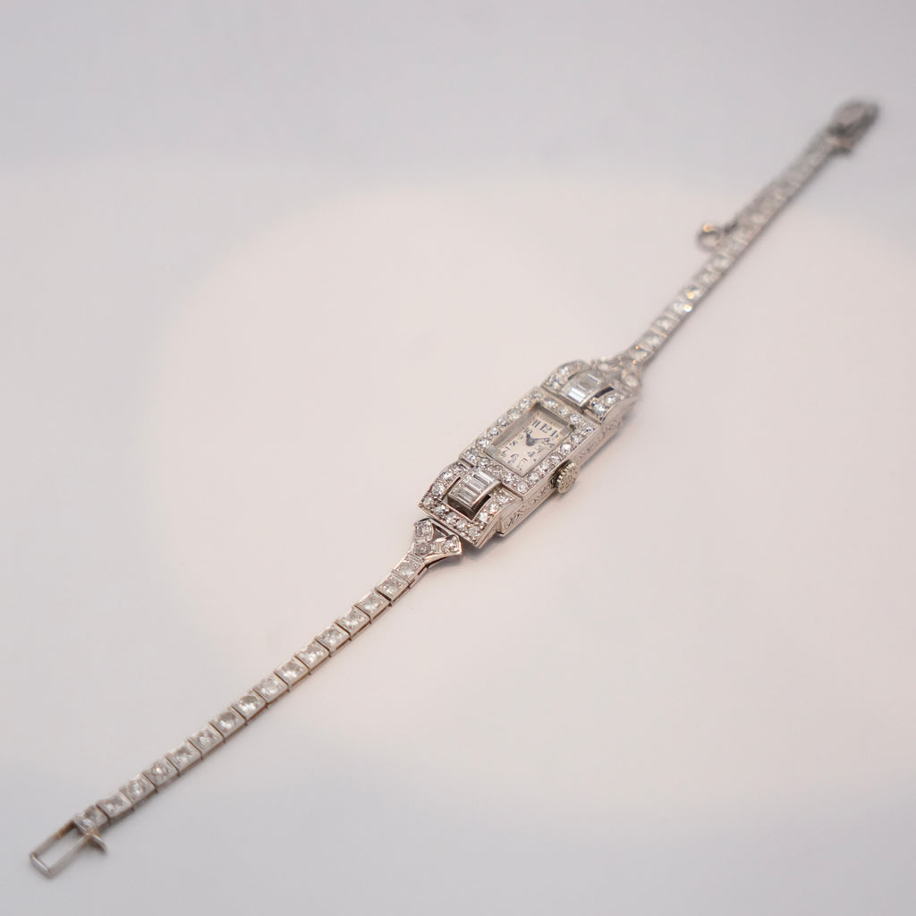 Art Deco Diamond Ladies’ Cocktail Watch, Circa 1930s