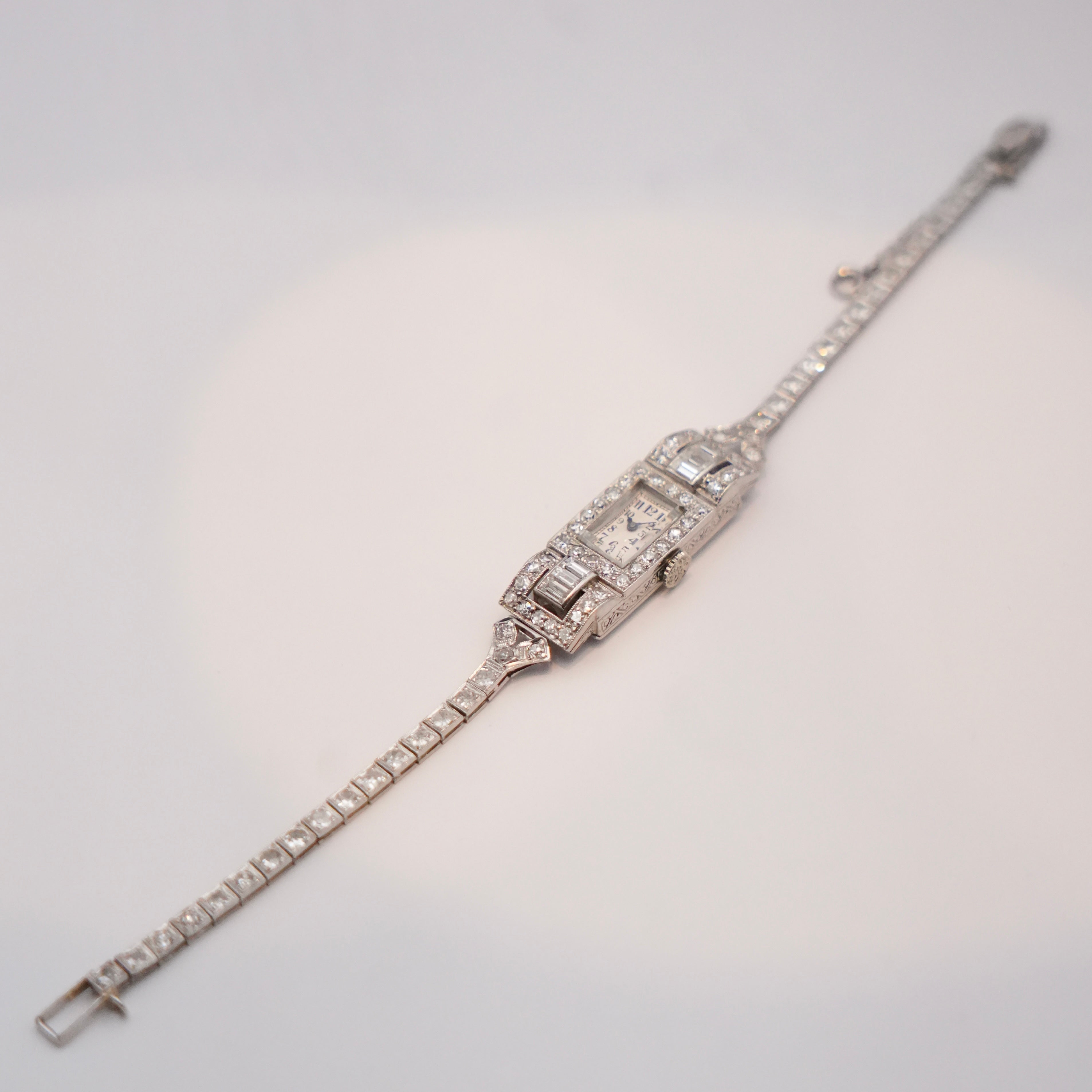 Art Deco Diamond Ladies’ Cocktail Watch, Circa 1930s