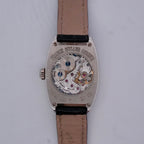Franck Muller Cintrée Curvex 7501 S6 BAG CD 18k White Gold Baguette Diamond Watch