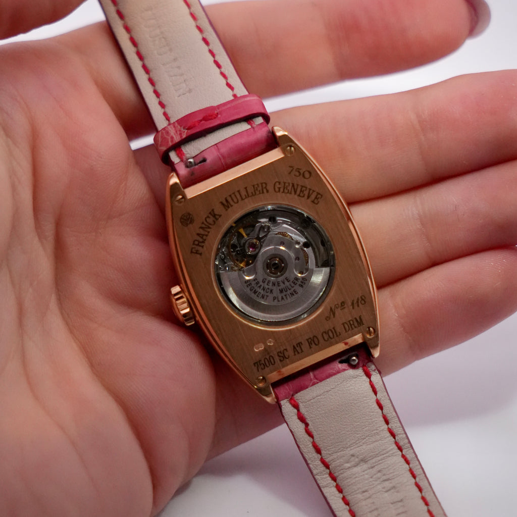 Franck Muller Cintrée Curvex Color Dreams Rose Gold Watch