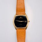 Jaeger-LeCoultre Automatic 18ct Yellow Gold Onyx Dial Watch, Ref. 5000 21, circa 1970s