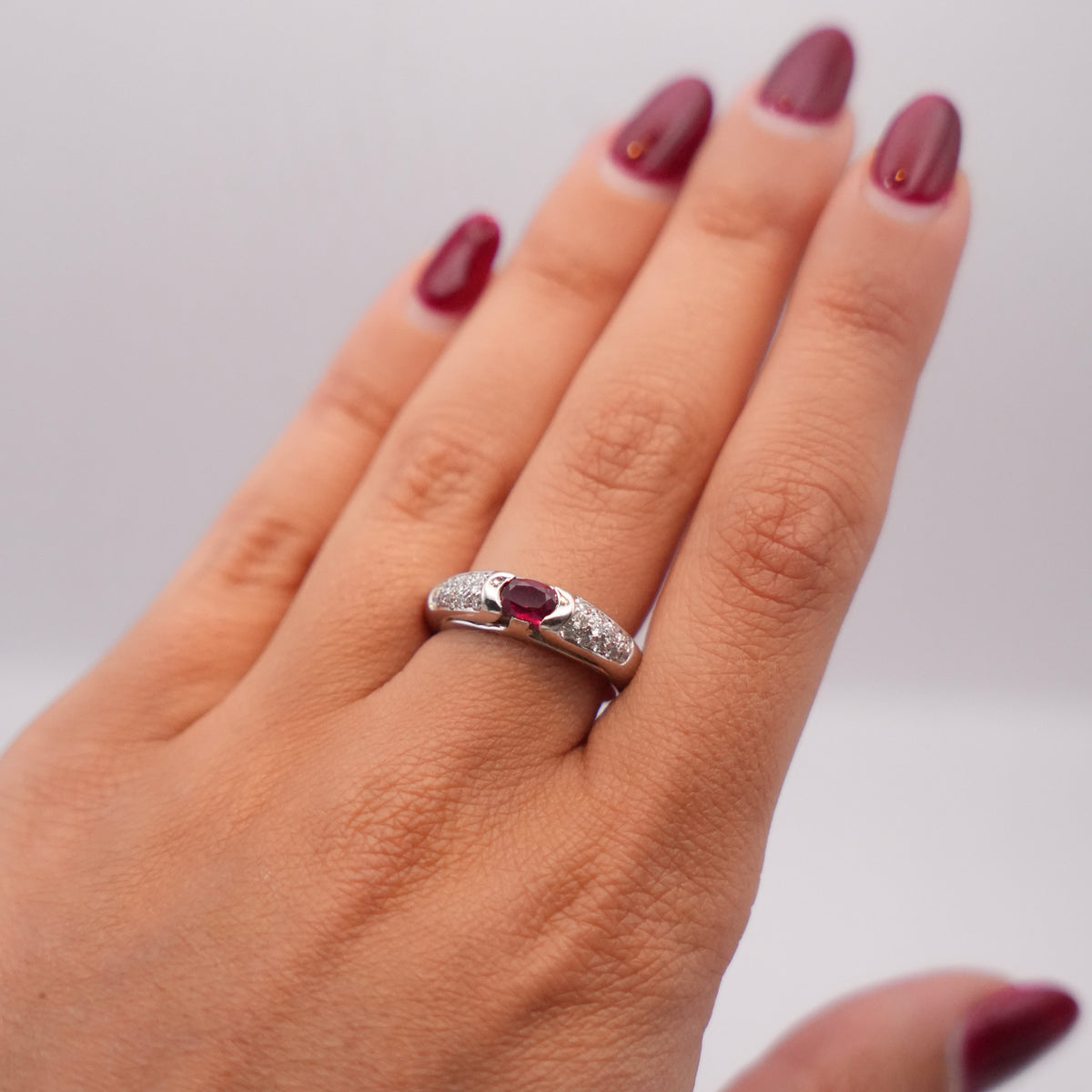 Bvlgari Ruby & Diamond Ring