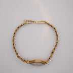 Vintage Omega 18ct Yellow Gold & Diamond Cocktail Bracelet Watch, 1980s