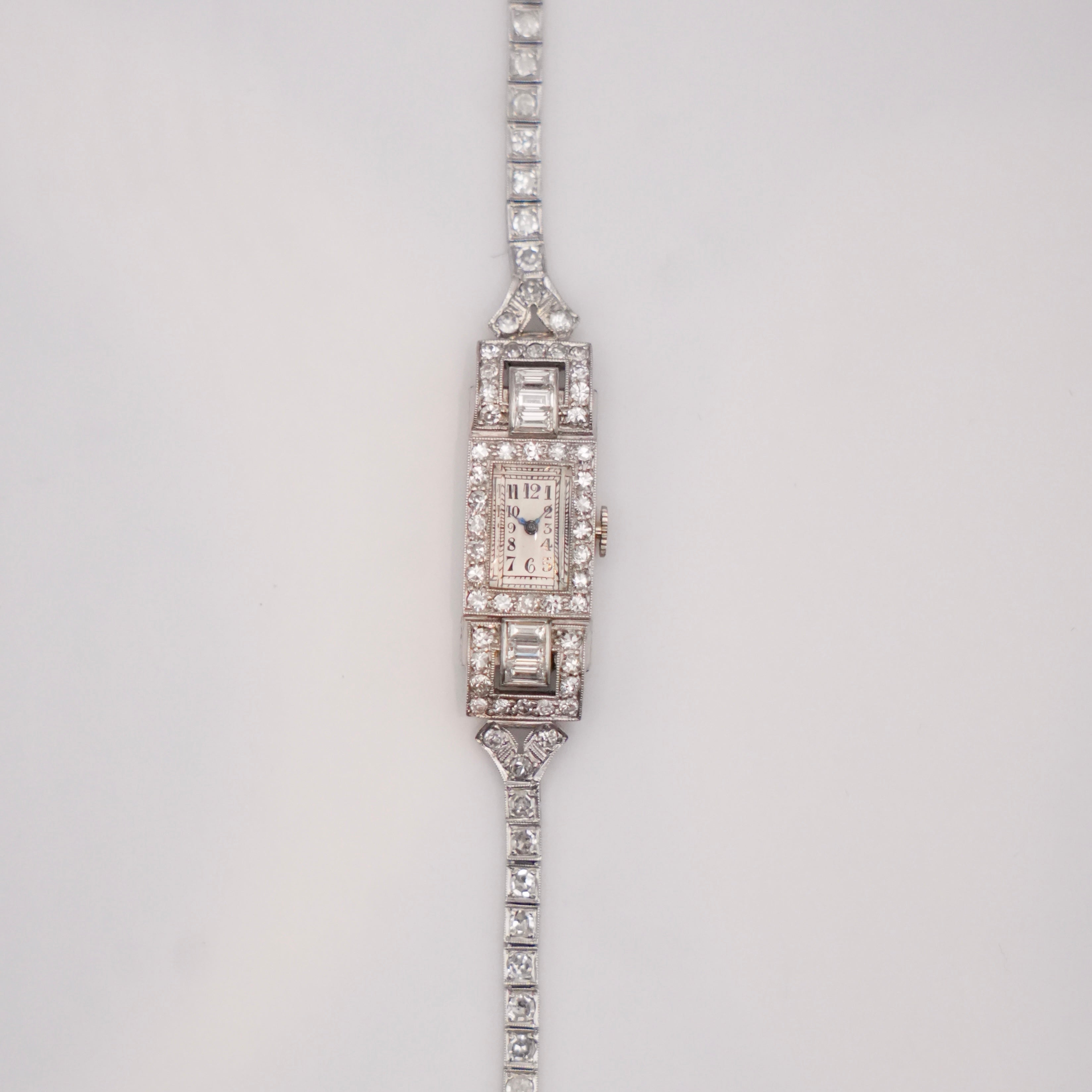 Art Deco Diamond Ladies’ Cocktail Watch, Circa 1930s