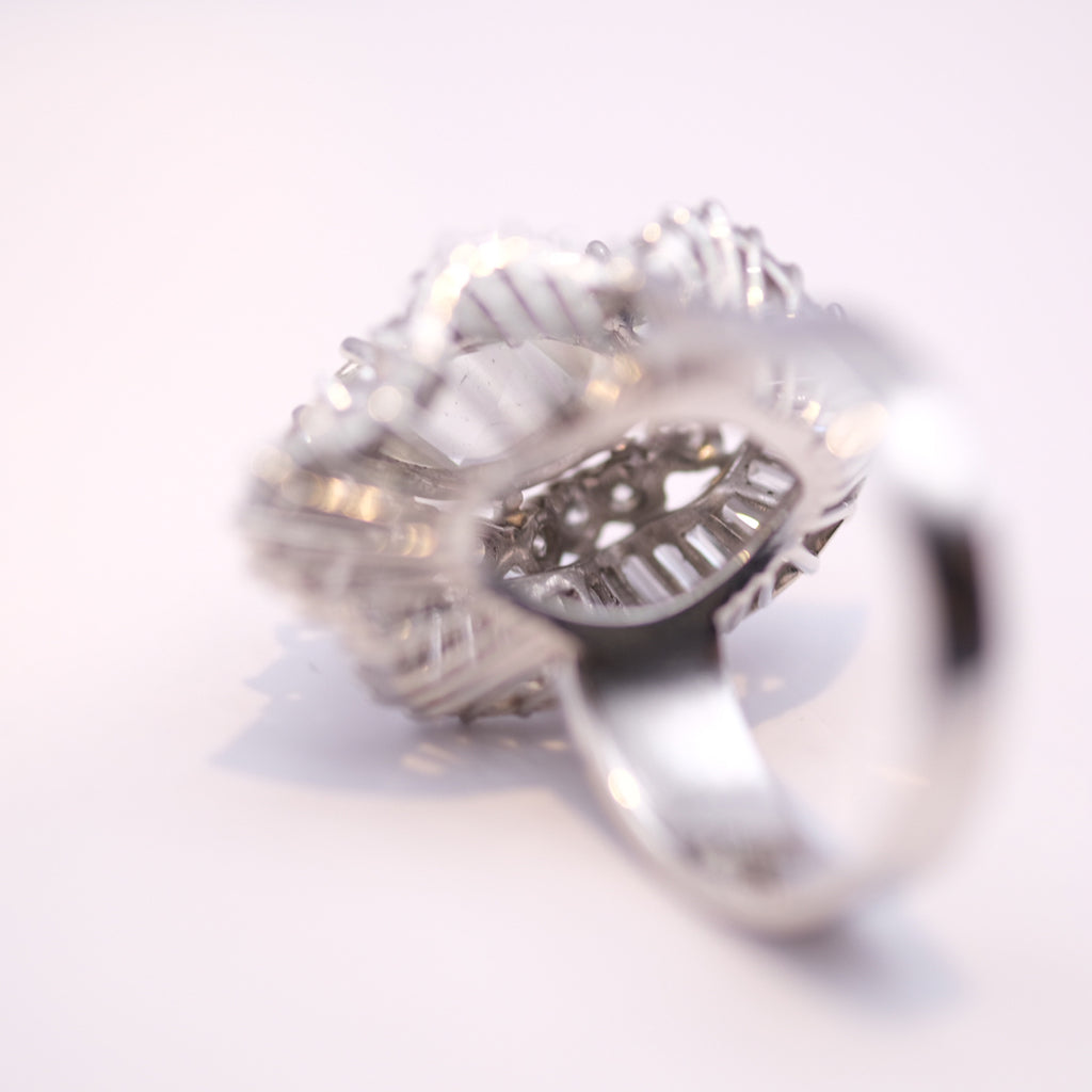 Marquise-Cut Diamond Ballerina Ring