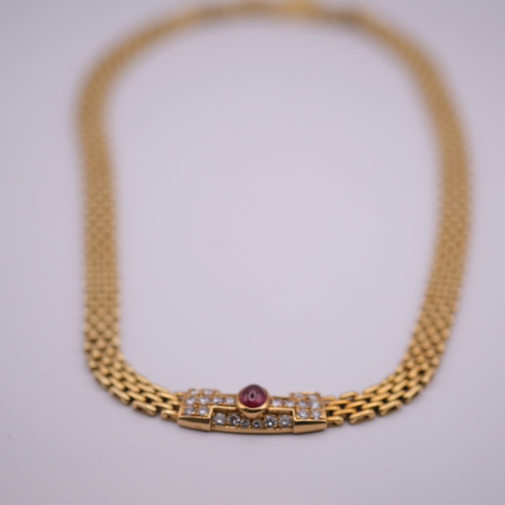 Mauboussin Burma Ruby & Diamond Necklace