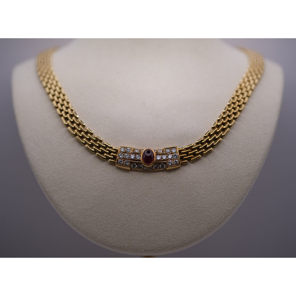 Mauboussin Burma Ruby & Diamond Necklace