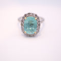 Paraiba Tourmaline & Diamond Ring