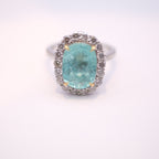 Paraiba Tourmaline & Diamond Ring