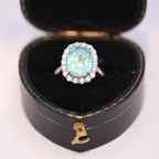Paraiba Tourmaline & Diamond Ring