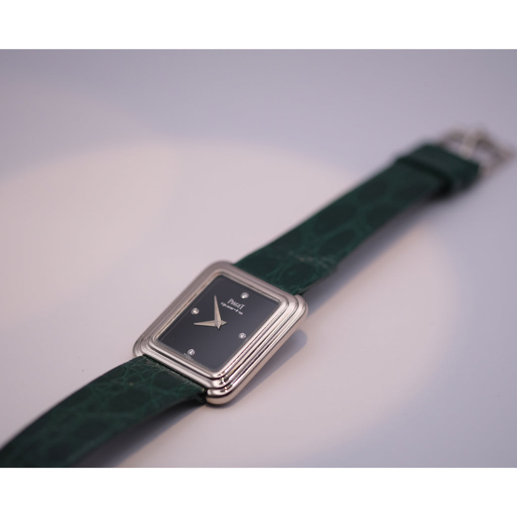 Piaget Stepped Case Quartz Watch, Circa 1980s