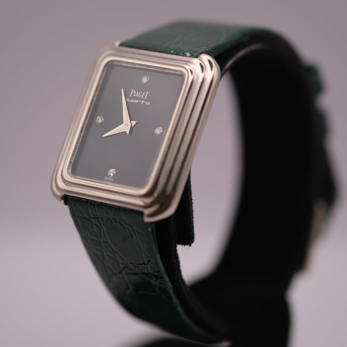Piaget Stepped Case Quartz Watch, Circa 1980s