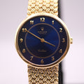 Rolex Cellini Blue Dial Watch, Circa 1990s